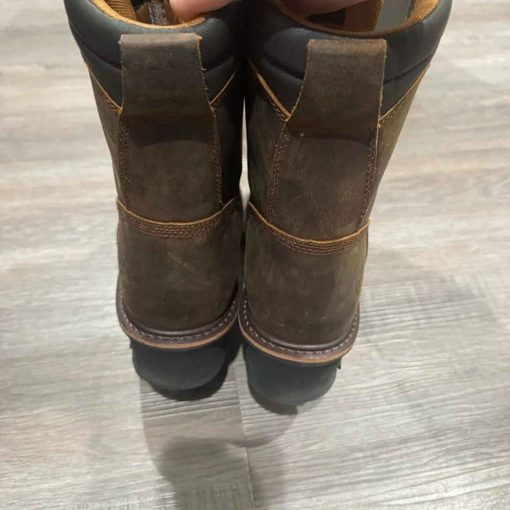 Chippewa Valdor 8” Waterproof Comp Toe Insulated Logger Buff Leather Boots
